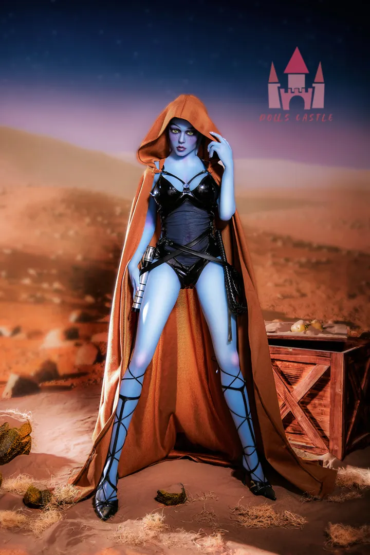 Patung Seks Alien Biru 156cm